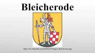 Bleicherode [upl. by Ari]