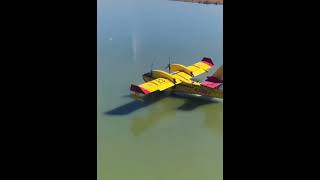 Water bomber loading Great pilot skill on display [upl. by Egief342]