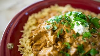 Julie Goodwins Beef Stroganoff [upl. by Anitap]