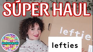 🏷️ HAUL REBAJAS💸 LEFTIES ME LO PRUEBO TODO [upl. by Notserp23]