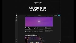 Introducing Perplexity Pages [upl. by Raynard498]