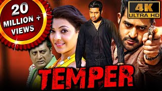 Temper 4K Ultra HD  Jr NTRs Blockbuster Action Hindi Movie  Kajal Aggarwal Prakash Raj [upl. by Ahsiekar]