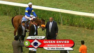 Queen Envied with Antony Raj S up wins The Golconda 1000 Guineas Gr 2 2022 [upl. by Mariquilla655]