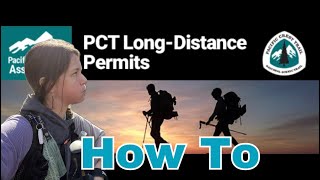 Pct Permit Process With a Partner  2024 Thru Hike [upl. by Jd]