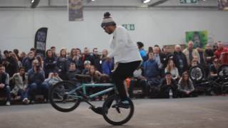 BMX INDOOR  CONTEST FLAT 2017 [upl. by Darmit]