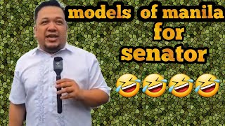 Vlogger TURN INTO POLITIC VOTE models of MANILA for SENATOR 🤣🤣🤣 [upl. by Acimat243]