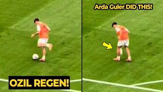 Unseen footage went VIRAL Arda Güler showcased Özil BOUNCE PASS TRICK to Mbappe  Football News [upl. by Dunc]