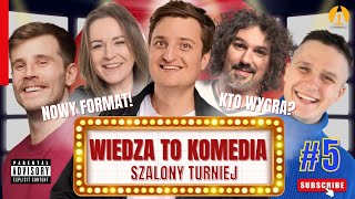 WIEDZA TO KOMEDIA 5  Kuba Wu Zalewski Błachnio Kałamaga Sikora Turniej Komediowy [upl. by Casar]