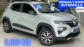 Renault Kwid Outsider 10 2023 4fmotors BAIXO KM [upl. by Arres]