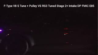 Jaguar F Type V8 S vs Audi RS3 [upl. by Jill]