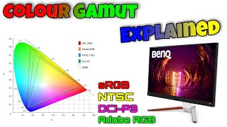 Color Gamut Explained in Hindi  Types of Color Gamut  sRGB Adobe RGB NTSC DCIP3 [upl. by Gamages367]