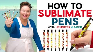 How to Sublimate Pens In A Convection Oven  Custom Design Spots [upl. by Fonville675]