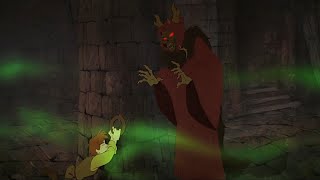 The Black Cauldron  The Horned King Is Destroyed Korean 2002 HD [upl. by Carbone]