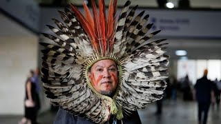 COP16  les indigènes dAmazonie manifestent pour le respect de leur territoire [upl. by Nahtanhoj]