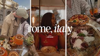 ROME TRAVEL VLOG 24 ☕️🥐🇮🇹  romantic trip with my fiancée amp Italian food heaven [upl. by Yaluz625]