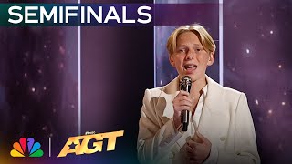 Reid Wilson Sings A STUNNING Cover Of quotI Wanna Dance With Somebodyquot  Semifinals  AGT 2024 [upl. by Aguayo]