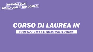 Scienze della Comunicazione  Video di presentazione [upl. by Doran]