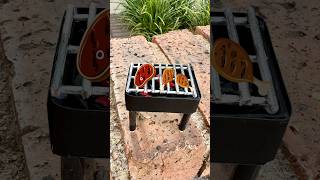 DIY Barbie portable BBQ stand DIY BBQ grill Barbie dollhouse DIY diycrafts barbiecrafts [upl. by Lorusso869]