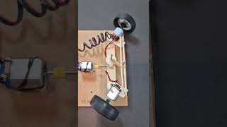 Car Steering Mechanism  dcgearmotor dcmotor tech diy motor youtubeshorts experiment dcmoter [upl. by Uella]