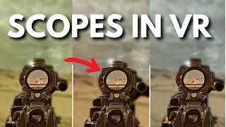 Gun Scopes in Virtual Reality  The GOOD and BAD [upl. by Oballa354]