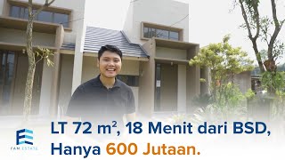 Rumah Seluas Ini Cuma 600 Jutaan Dekat BSD Yume Lagoon [upl. by Cuyler]