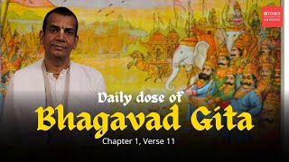 Bhagavad Gita Chapter 1 Verse 11 Duryodhanas command to his army  Iskcons Gaur Prabhu Explains [upl. by Mayer]