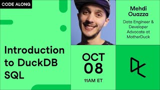 Introduction to DuckDB SQL [upl. by Dorcia596]