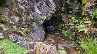 Slippery entrance into abandoned slate mine in heart of snowdonia part 1 [upl. by Hugo]