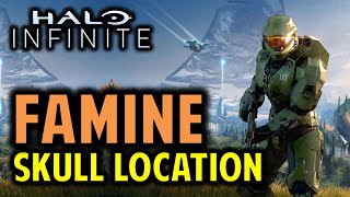 Famine Skull Location  Halo Infinite Collectibles Guide [upl. by Raynor]