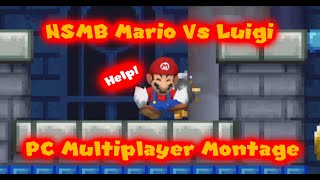 NSMB Mario vs Luigi PC Multiplayer Montage [upl. by Ecitnirp82]