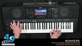 A Short Introduction Of The New Yamaha PSRSX920 Keyboard [upl. by Isobel]