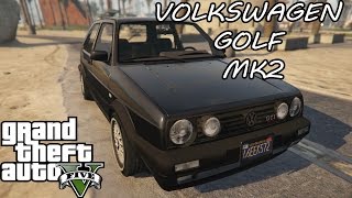 GTA V  Volkswagen Golf Mk2 Mod Showcase [upl. by Namialus687]