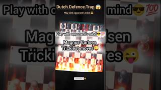 Dutch Defence Trap 😱Chess for beginners chess shorts shortsfeed trending magnuscarlsen likes [upl. by Trahern638]