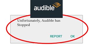 How to Fix Unfortunately Audible app has sopped working in Android amp Ios  SP SKYWARDS [upl. by Lissi]