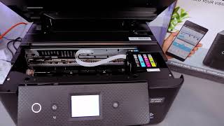 Epson WF2960DWF Printer How To Remove and Install Ink Cartridges [upl. by Trebliw]