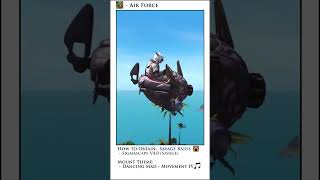 FFXIV Mounts Air Force [upl. by Imarej]