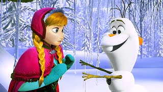 Anna amp Kristoff Meet Olaf Scene  FROZEN 2013 Movie CLIP HD [upl. by Roath970]