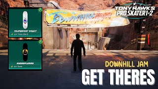 All The Downhill Jam GetThere Challenges  THPS 12 No Commentary [upl. by Yerag]