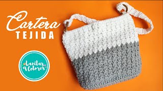 🌺 Bolso Fácil a Crochet Puntada Mágica tejido con ganchillo  Lanitas y Colores [upl. by Allets32]