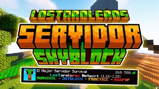 ✅ ¡NUEVO SERVIDOR SKYBLOCK 1201 PARA MINECRAFT PE Y JAVA 🔥 [upl. by Ettenor]