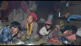 Cooking curry of green vegetables  Happy family videos EP 110  Nepali village [upl. by Asante990]