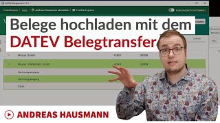 Neuer DATEV Belegtransfer  Belege hochladen in DATEV Unternehmen online [upl. by Haskel]