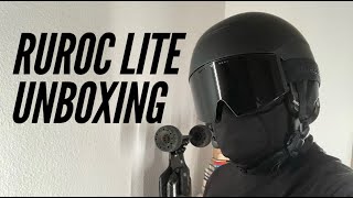 Ruroc Lite Helmet Unboxing and 1st Impressions [upl. by Pollock]