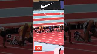 Noah Lyles vs colmen trackandfield shortsfeed 100m [upl. by Oirramed]