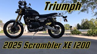 2025 Triumph Scrambler 1200 XE  Short People Can Ride Too [upl. by Esiom875]