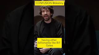 CONFUSION destiny I Jordan Peterson I Bill Gates I Malaria I Depopulation I Billionaires [upl. by Letsirk268]