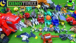 LOTS of Dinotrux Toys Diecast Ty Rux DStructs Splitter Ton Ton Dozer Revvit Skya Garby Waldo Toys [upl. by Ness]