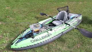 S5 Ep15 Intex Challenger K1 Inflatable Kayak Review [upl. by Nowaj401]