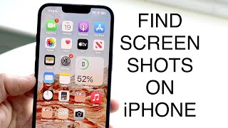 How To Find Screenshots On iPhone 2023 [upl. by Wyon]