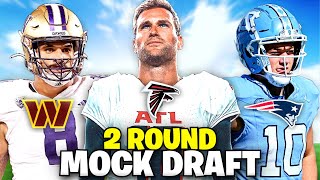 2 ROUND MOCK DRAFT AFTER FREE AGENCY [upl. by Sheffy]